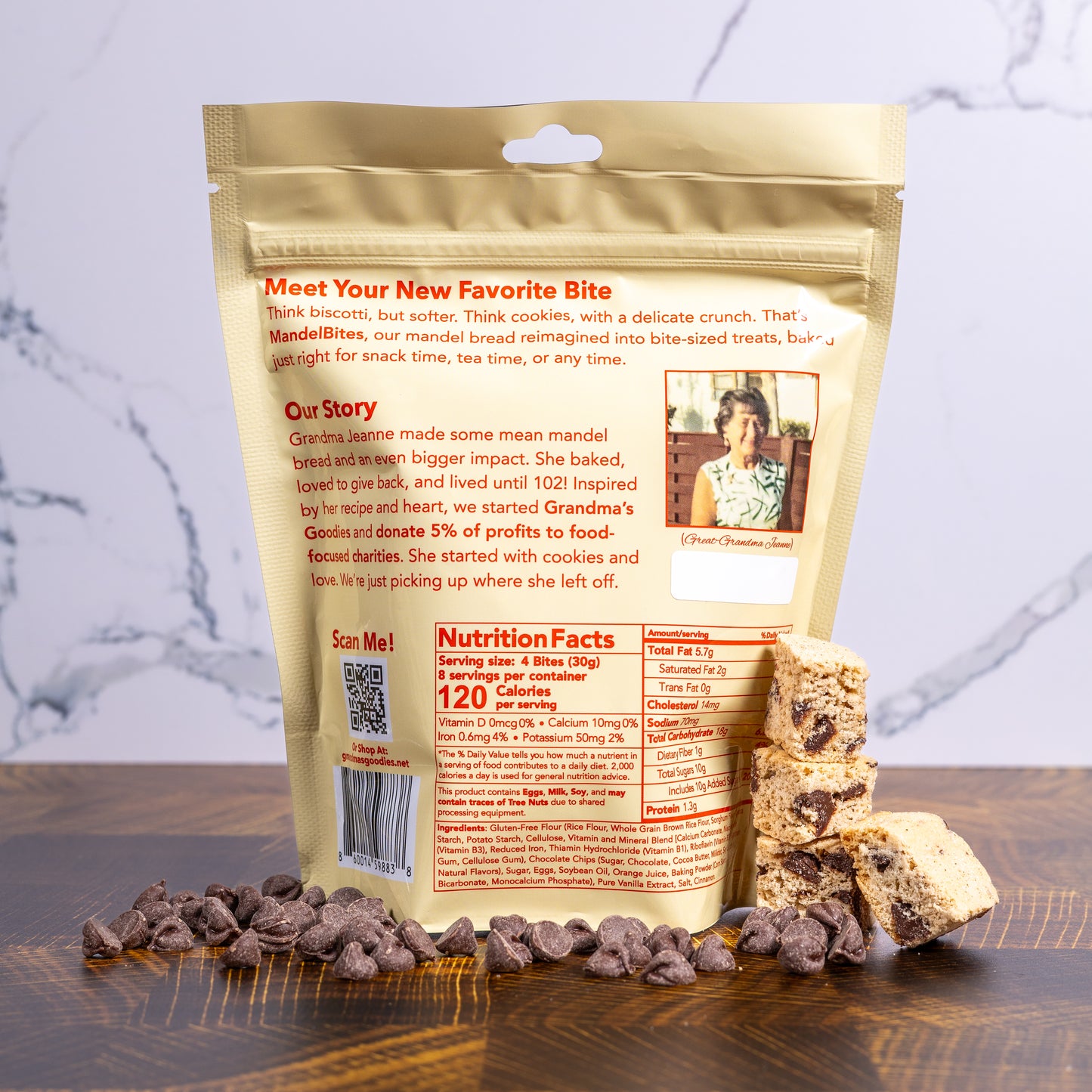 Gluten-Free Chocolate-Chip MandelBites